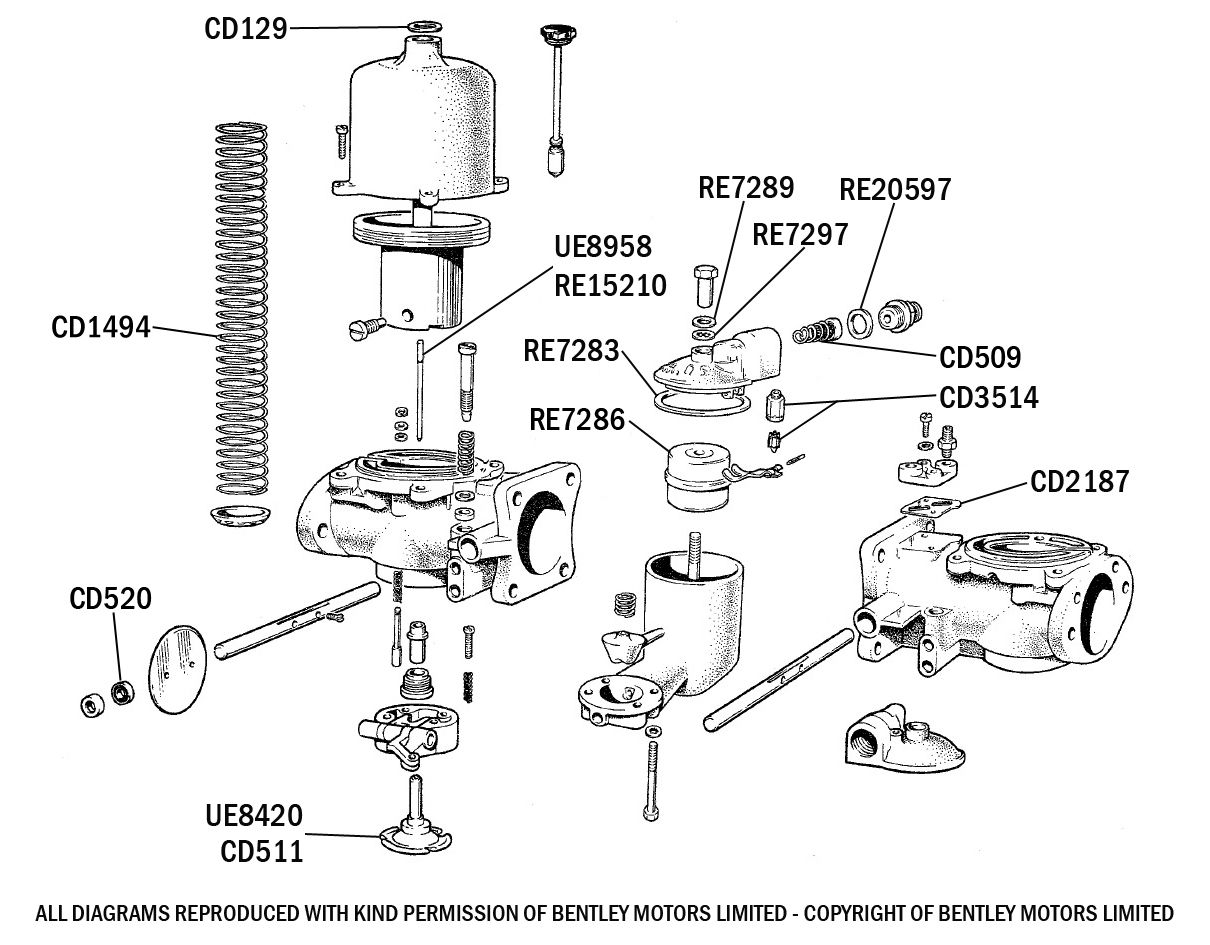 Carburetter - Silver Cloud II & Bentley S2