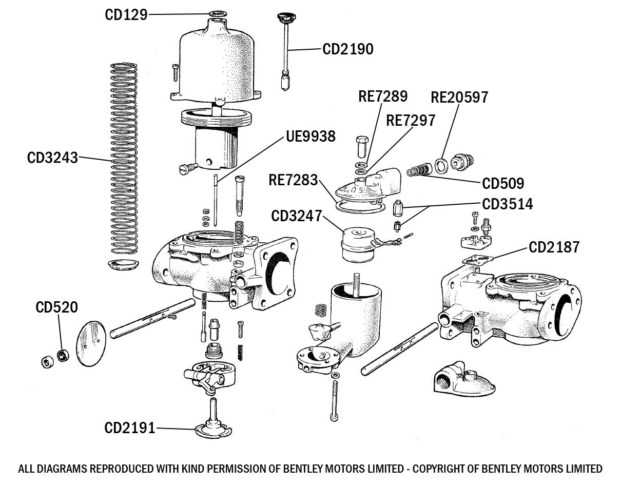 Carburetter - Silver Cloud III & Bentley S3