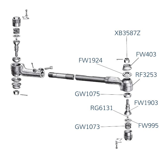 Cross Steering Tube - Track Rod