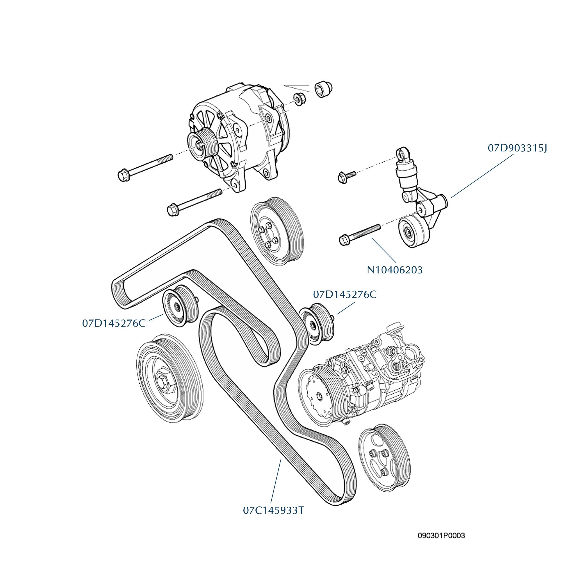 Tensioners, Belts & Pulleys