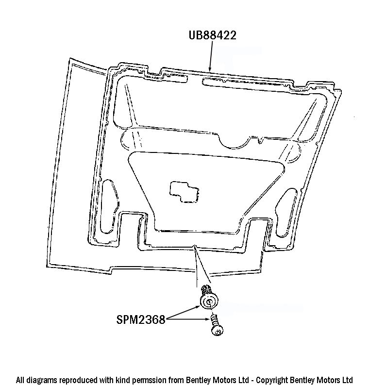 Sound Deadening Pad - 1 per hood