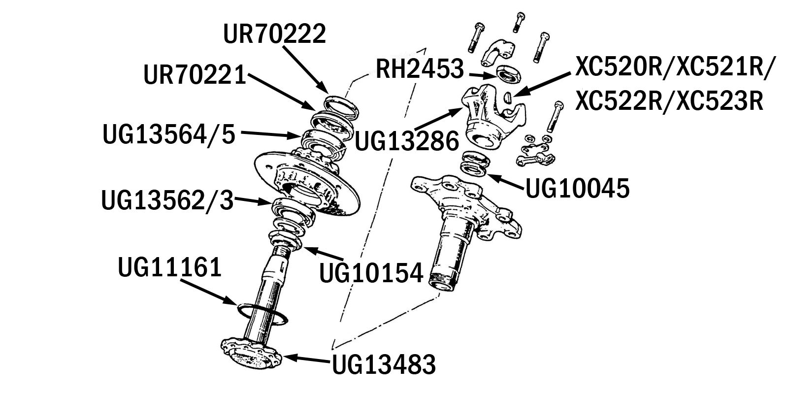 Rear Hub & Wheel Bearings