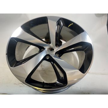 22" BLACK & POLISHED LEFT HAND ALLOY WHEEL (Bentayga) (36A601025KU)