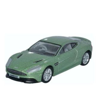  Oxford Diecast Aston Martin Vanquish Coupe Appletree Green - 1:76 Scale (76AMV001)