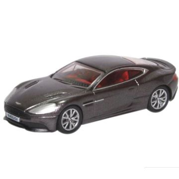 Oxford Diecast Aston Martin Vanquish Coupe Quantum Silver - 1:76 Scale (76AMV003)