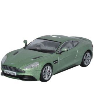 Oxford Diecast Aston Martin Vanquish Coupe Appletree Green - 1:43 Scale (AMV001)