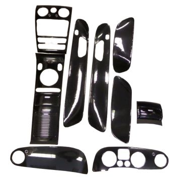 INTERIOR TRIM SET - BLACK GLOSS (RHD) (FSD563 - WOODSET)