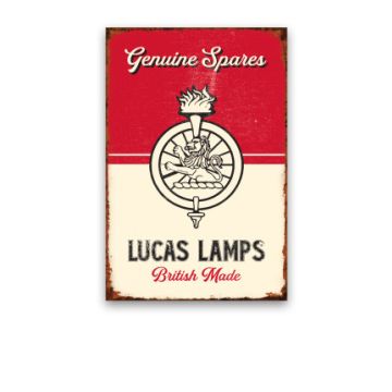 Lucas Flambeau 8x12 Vintage Metal Sign (LCCL2737)