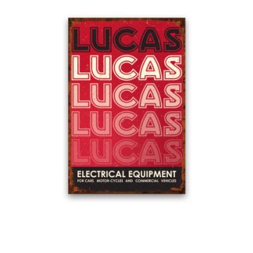 Lucas A2 Vintage Sign (LCCL5217)