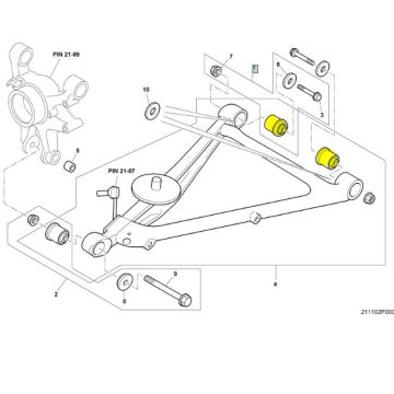 Rear Lower Arm Inner Bush (PD111456PA)