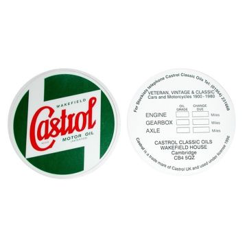 CASTROL CLASSIC OILS WINDSCREEN SERVICE STICKER (STR597)