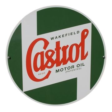 CASTROL CLASSIC OILS ROUND FOAMEX SIGN 380MM (STR610)