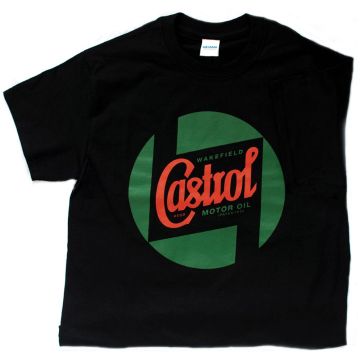 CASTROL CLASSIC OILS BLACK T-SHIRT