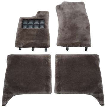 SET OF LAMBSWOOL RUGS (LEFT HAND DRIVE Silver Shadow & Bentley T models) (UW15069P)