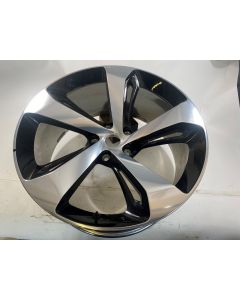 22" BLACK & POLISHED LEFT HAND ALLOY WHEEL (Bentayga) (36A601025KU)