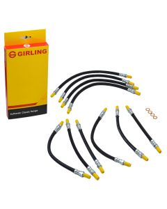 Right Hand Drive Brake Hose Kit (10 HOSES) (Girling)