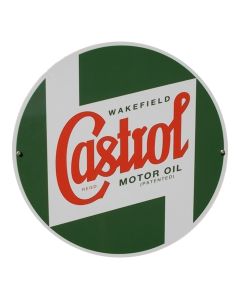 CASTROL CLASSIC OILS ROUND METAL SIGN  400MM (STR587)